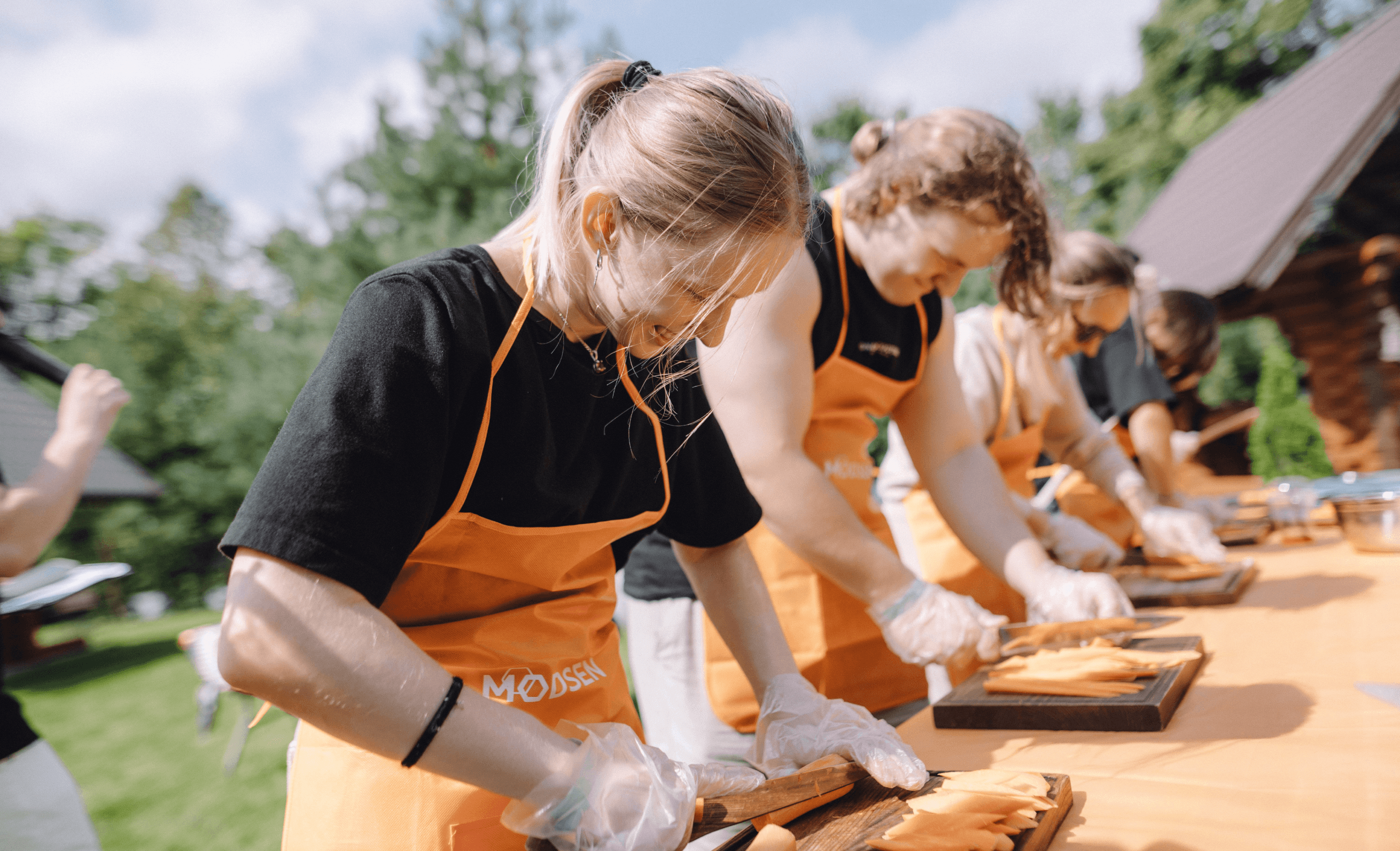 The process of cooking rice The process of cooking rice
